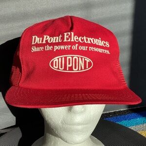 Vintage Dupont Electronics SnapBack Trucker Hat by America’s legend made in USA
